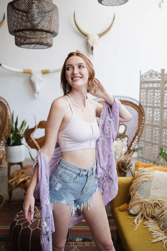 ✨ Bare Intentions Longline Bralette – Seamless Support, Sculpted Simplicity