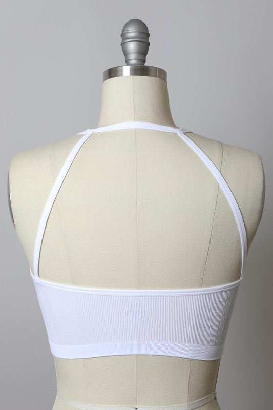 ✨ Bare Intentions Longline Bralette – Seamless Support, Sculpted Simplicity