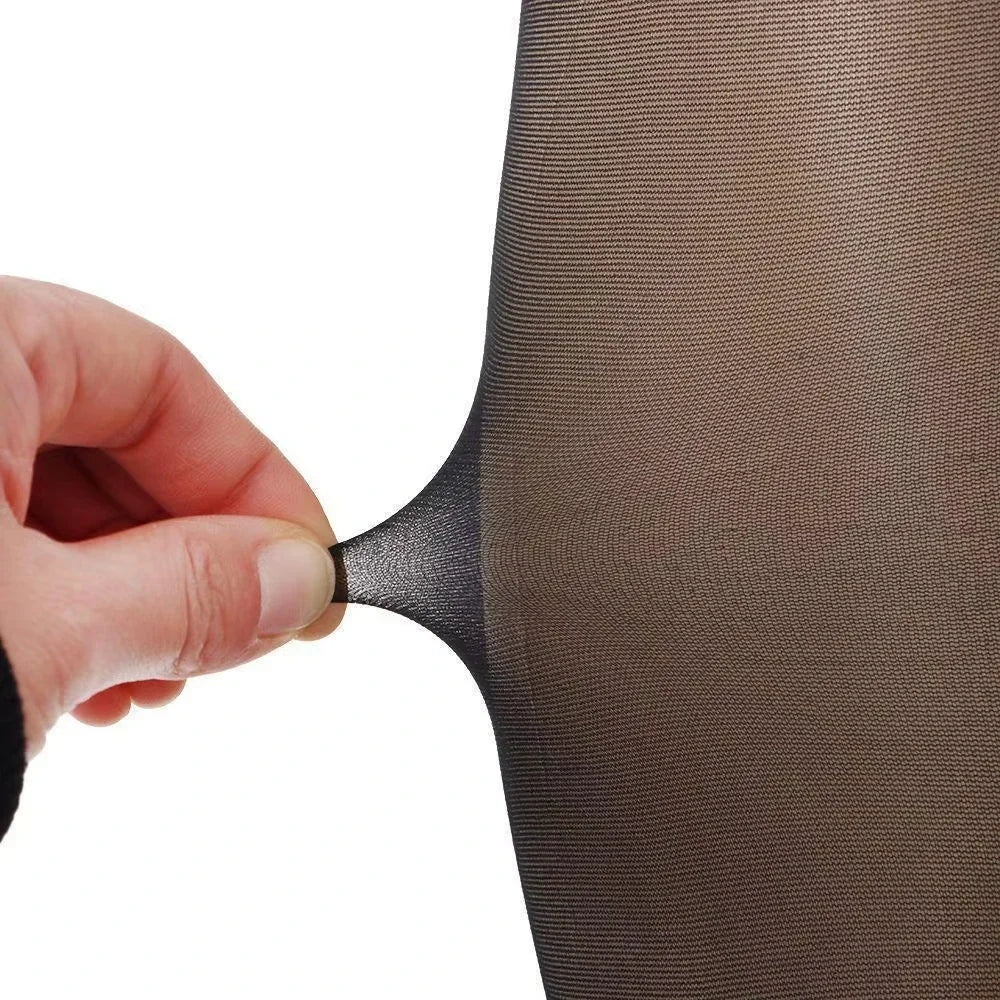 🌸 Petal Veil Transparent Silk Stockings – Whisper-Soft, Wildly Alluring