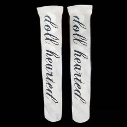 🧨 Street Siren Graffiti Punk Over-the-Knee Socks