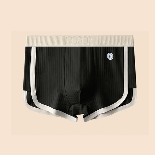 π©² Midnight Pulse Cotton Mesh Boxer β Striped Seduction, Breathable Fit