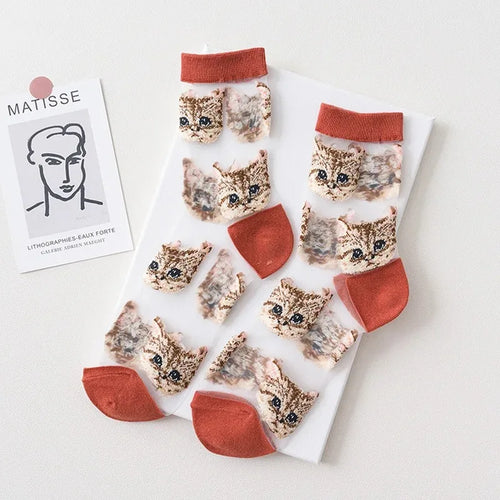 🌺 Wild Bloom Leopard & Floral Short Socks