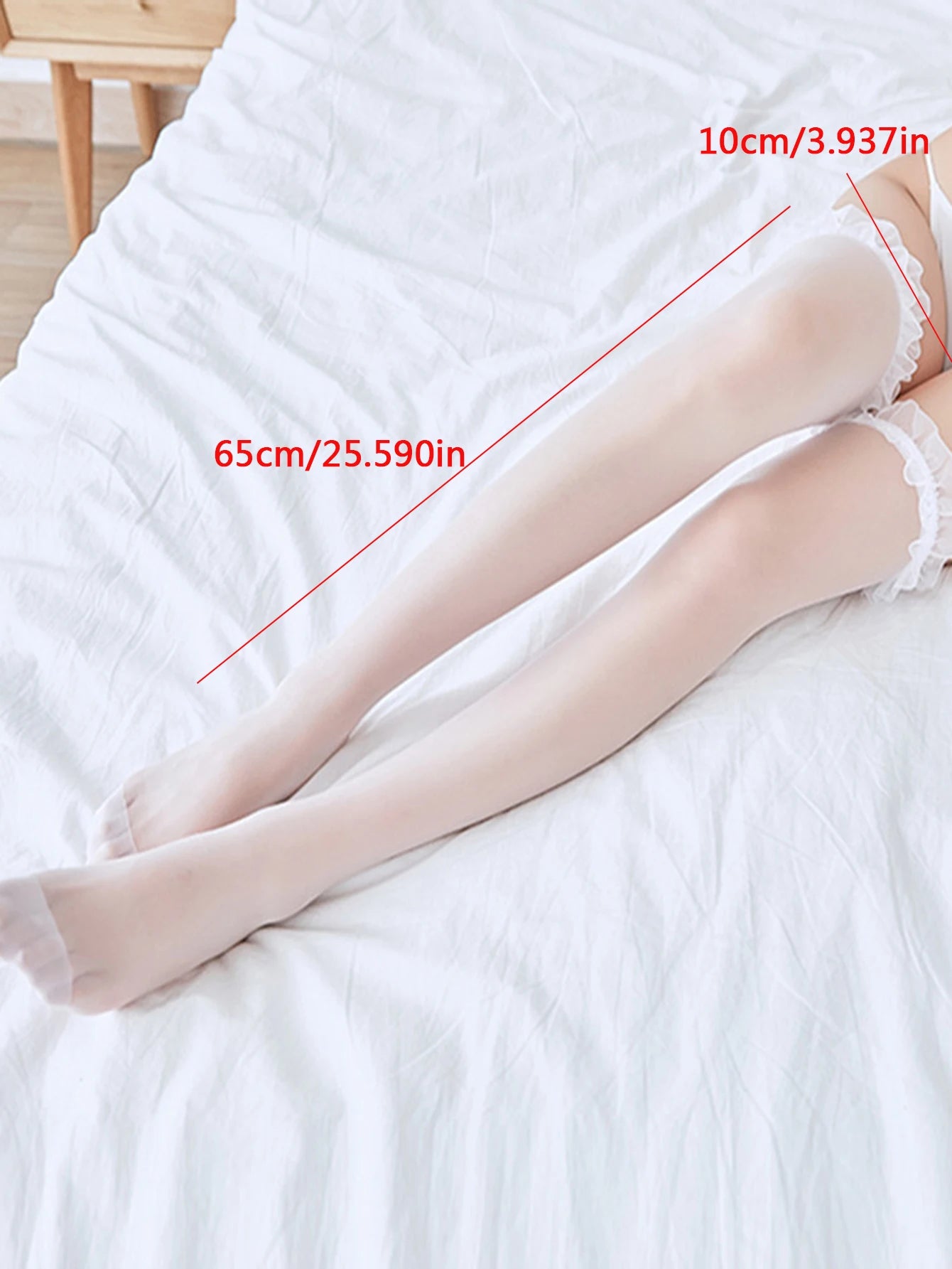 🕊️ Whisperlace Reverie Ultra-Thin Over-Knee Stockings – Soft Seduction, Club-Ready Elegance