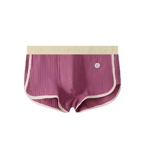 π©² Midnight Pulse Cotton Mesh Boxer β Striped Seduction, Breathable Fit