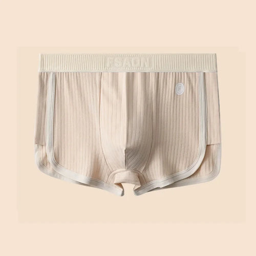 π©² Midnight Pulse Cotton Mesh Boxer β Striped Seduction, Breathable Fit