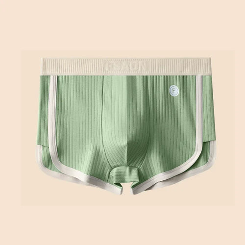π©² Midnight Pulse Cotton Mesh Boxer β Striped Seduction, Breathable Fit
