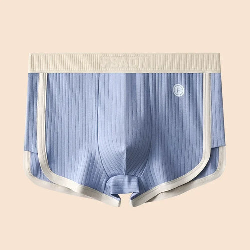 π©² Midnight Pulse Cotton Mesh Boxer β Striped Seduction, Breathable Fit