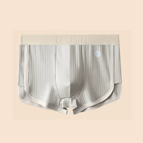 π©² Midnight Pulse Cotton Mesh Boxer β Striped Seduction, Breathable Fit