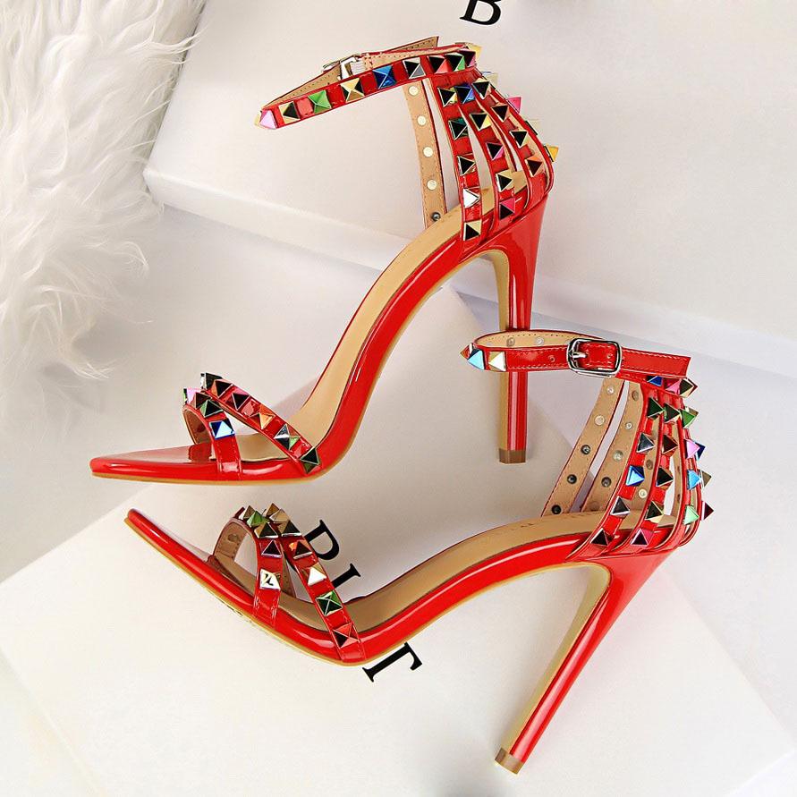 π₯ Vixen Vault Studded Gladiator Sandals β 11cm Heel