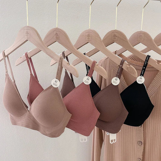 🖤Seamless Nonwire Letter-Strap Brassiere