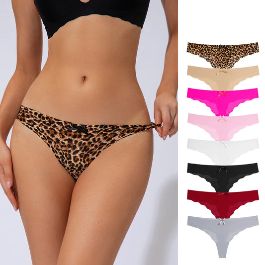 🎀 Whisper Kiss Traceless Bow Panty – Low Waist, High Charm