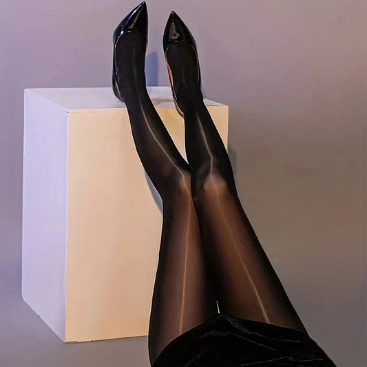 ✨ Liquid Allure 8D Oil Gloss Open Pantyhose