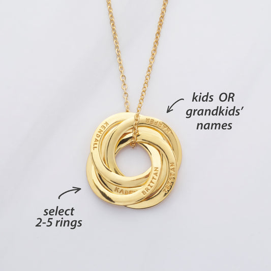 💖 Names That Stay Personalized Family Necklace